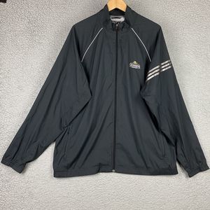 Adidas X Guinness Draught Jacket Men’s XL Black Full Zip Pullover Windbreaker